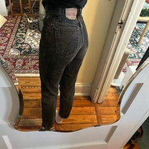 Vintage 550 black tapered Levi’s